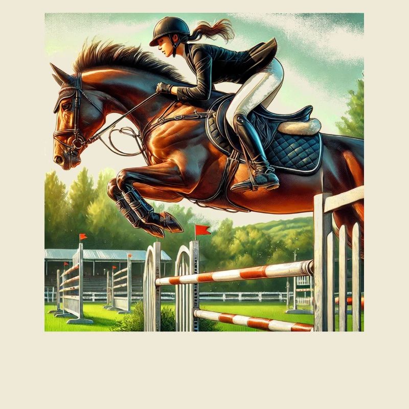 Cavalier de saut d’obstacles