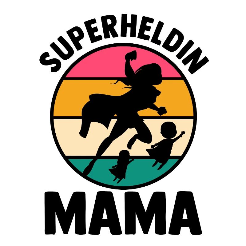 Mutter Superheldin Mama