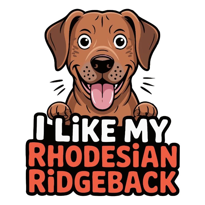 J’aime mon Rhodesian Ridgeback Hundeliebe