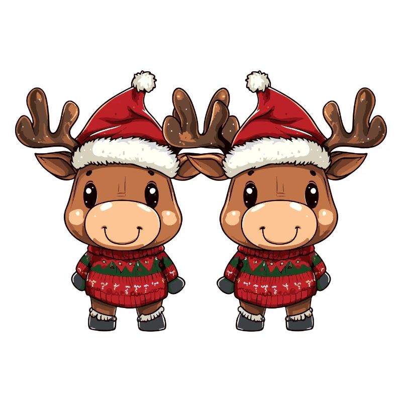 Équipe de Noël de l’orignal