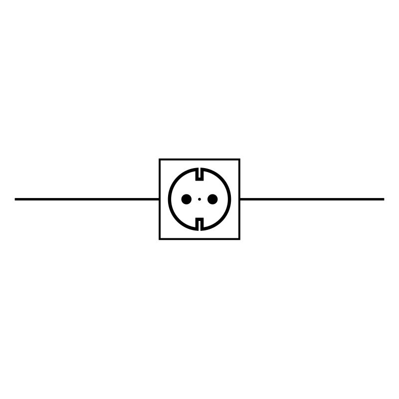 Steckdose Strom Icon Elektriker