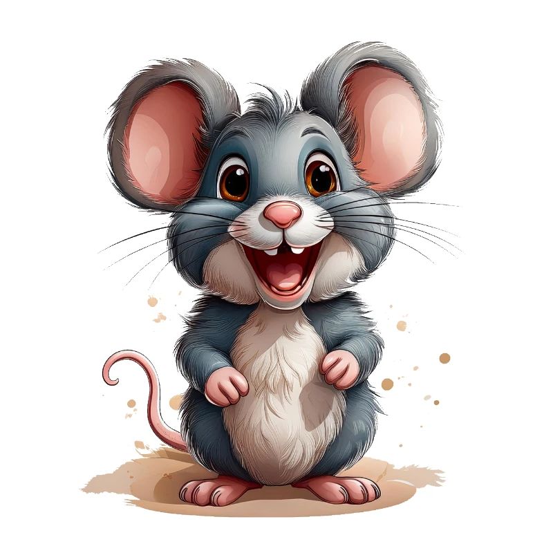 Cute Crazy Mouse