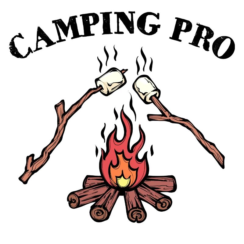Campfire Campsite Statement Camping Camper