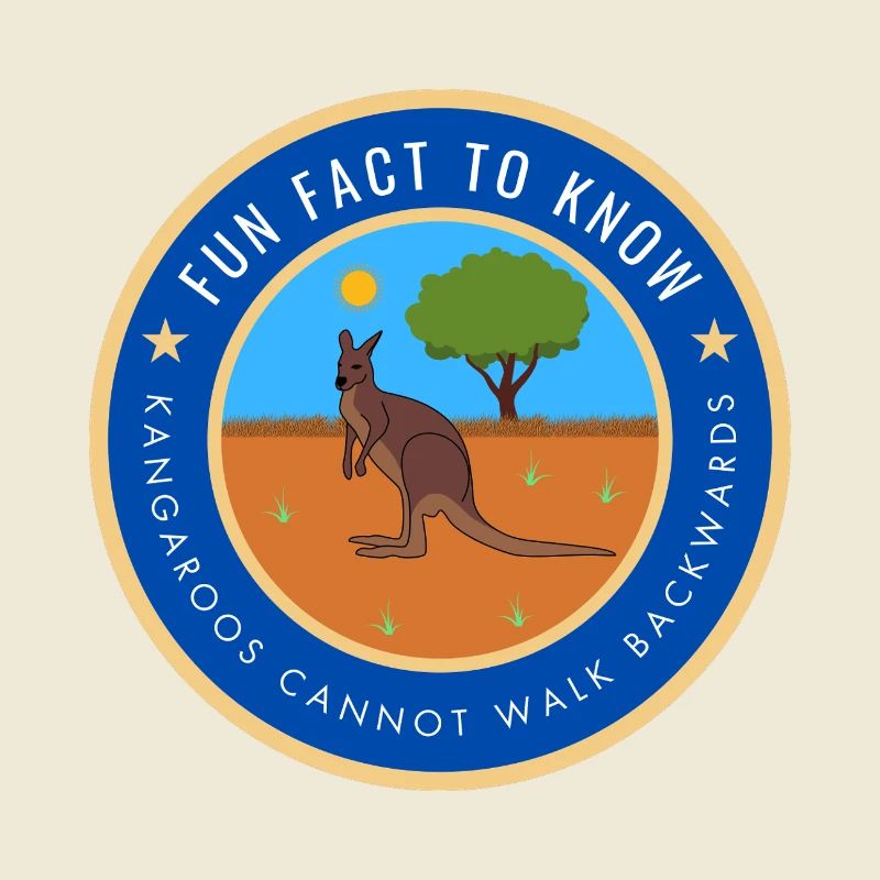 Kangaroos cannot walk backwards