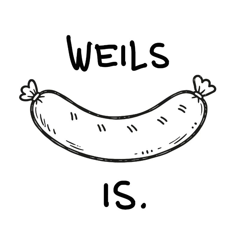 Weils Ist Wurst Illustration