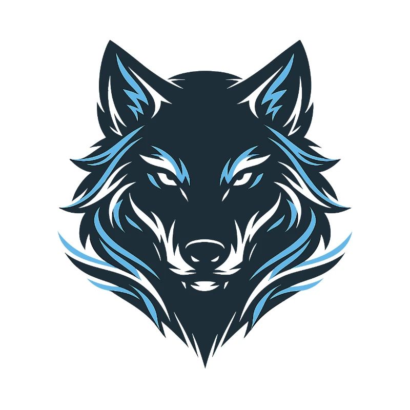Blue Night Wolf Emblem