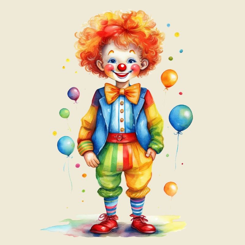 A clown suitable for carnival / carnival
