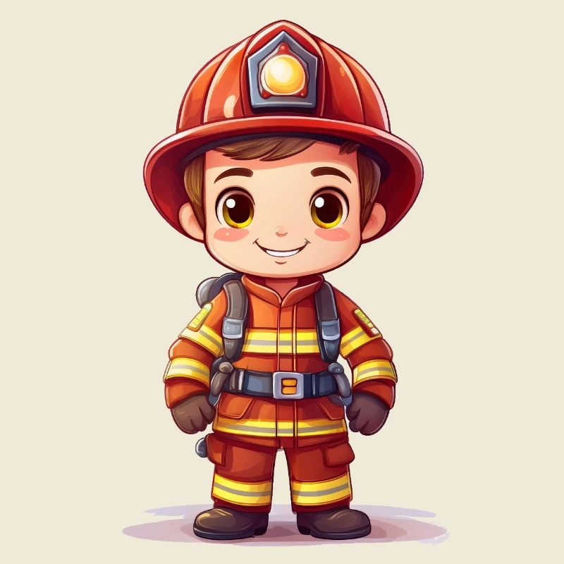 A cute firefighter