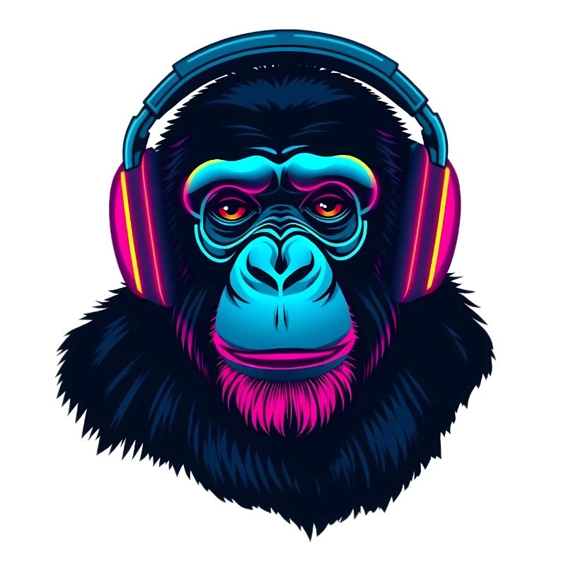 Monkey as DJ