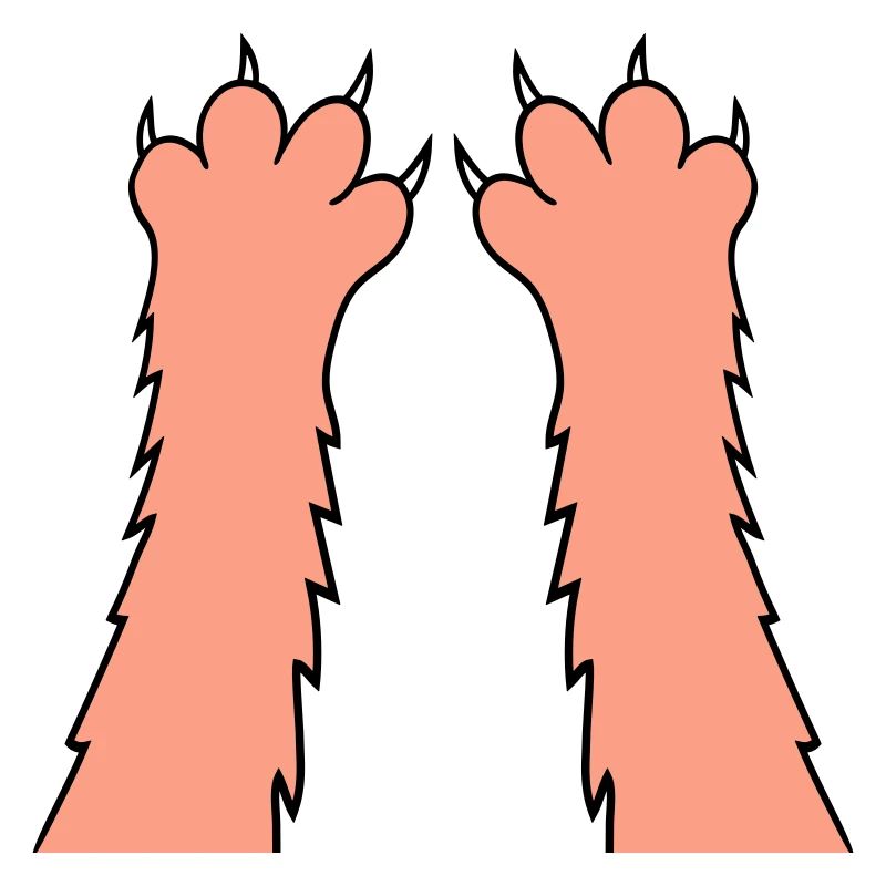 Cats, claws, paws, paws, sharp claws, scratching