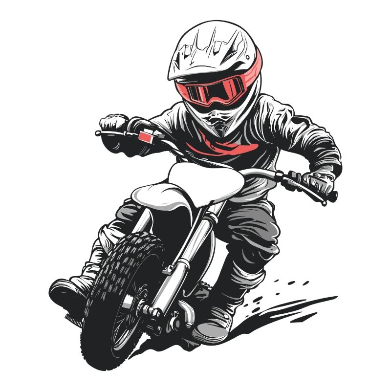 Conception de motocross aventureuse pour le sport automobile