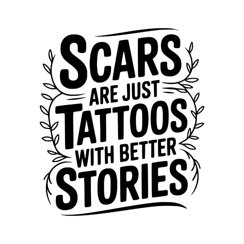 Scars are Just Tattoos with Better Stories