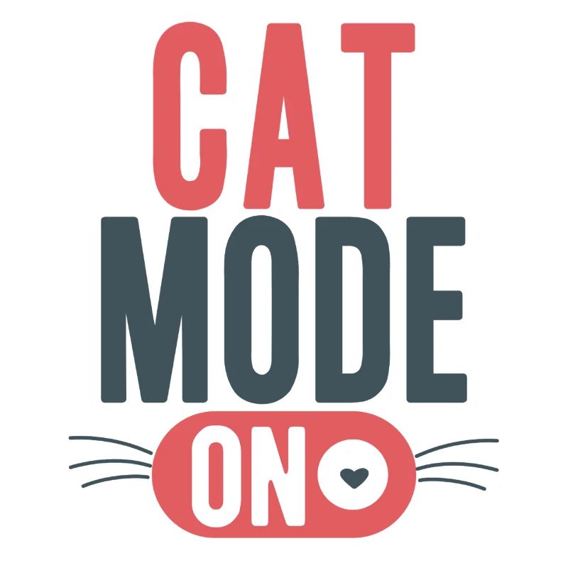 Mode chat sur la typographie du commutateur à moustache