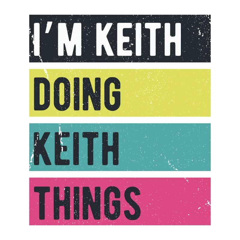 Ich bin Keith und mache Keith-Dinge in Retro-Farben
