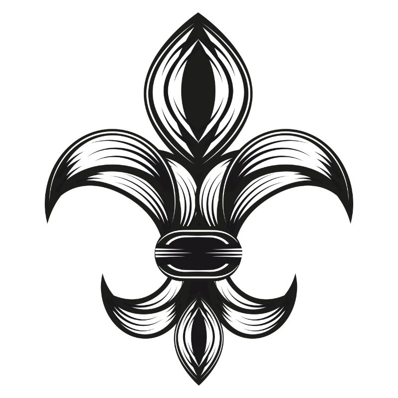 iris stylisé - Fleur-de-Lys
