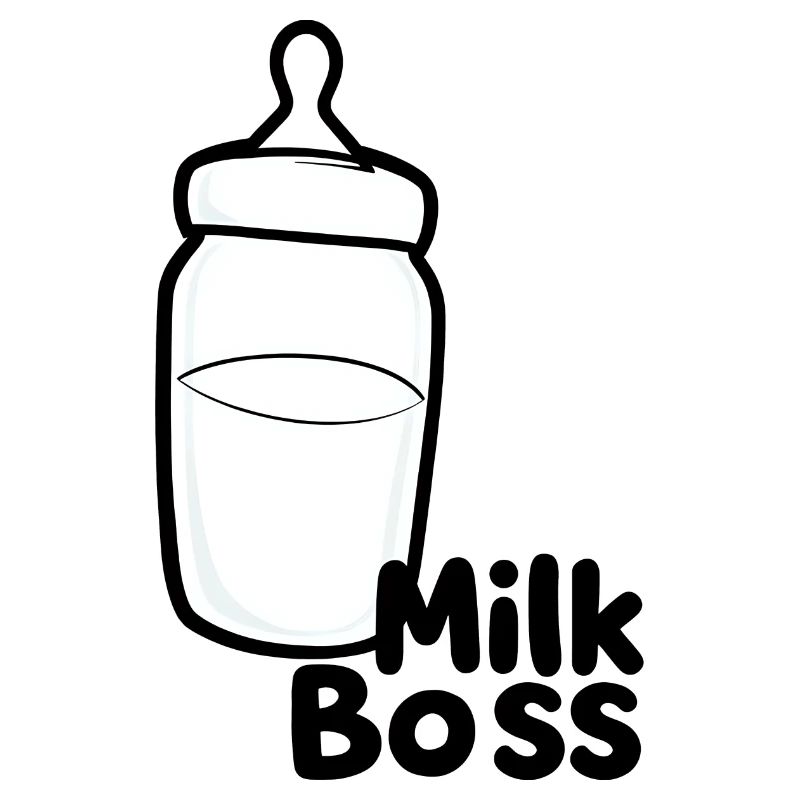 Pot de lait pour bébé avec couvercle