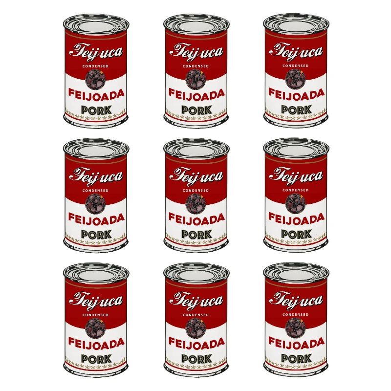 Motif de canette de porc Feijoada