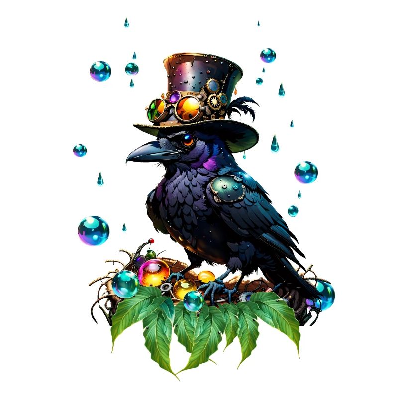 Fantastic Steampunk Raven