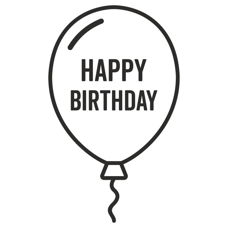 Ballon d’anniversaire – Conception d’anniversaire
