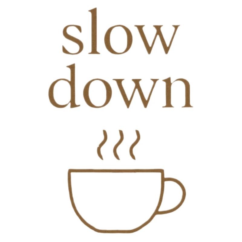 Slow Down | Minimalistischer Kaffee-Moment