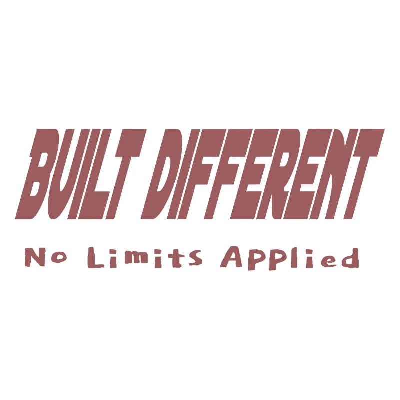 Construit différemment – Aucune limite appliquée