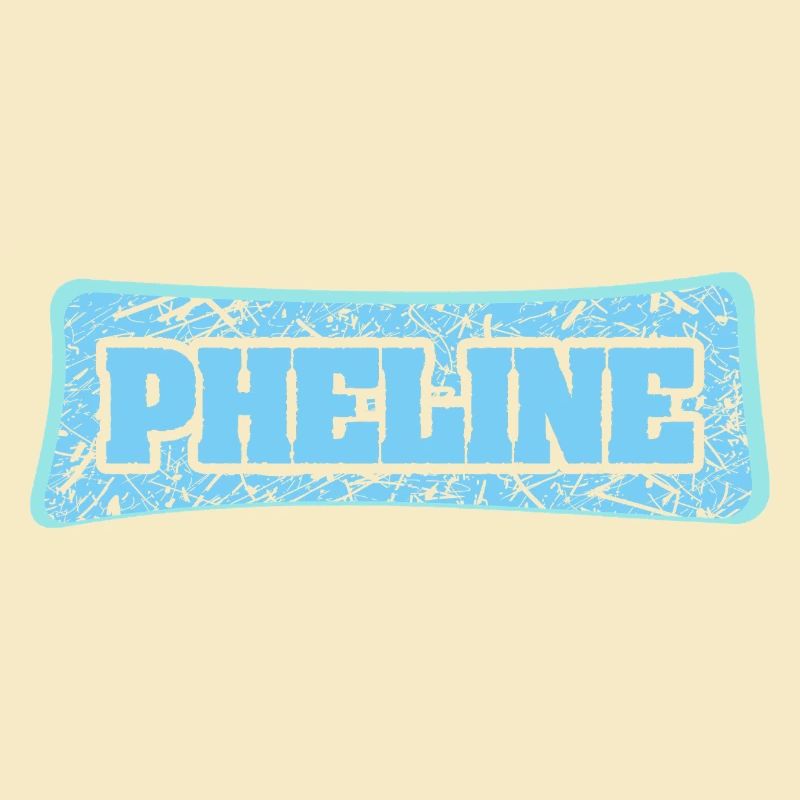 Phline Graffiti Font Blue