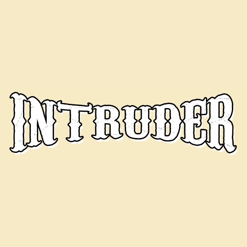 intruder hacker eindringling clan sticker computer