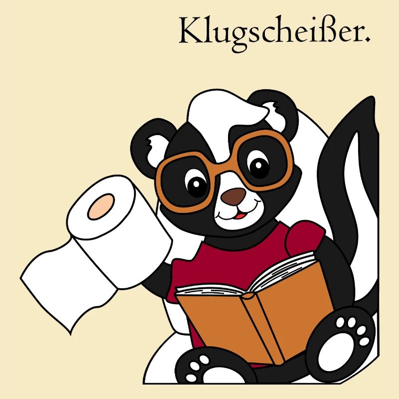 Stinktier Pixie Klugscheisser - lustiges Motiv