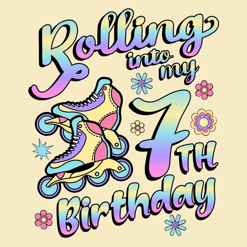 Rouler dans mon 7e anniversaire Roller Skater Inline