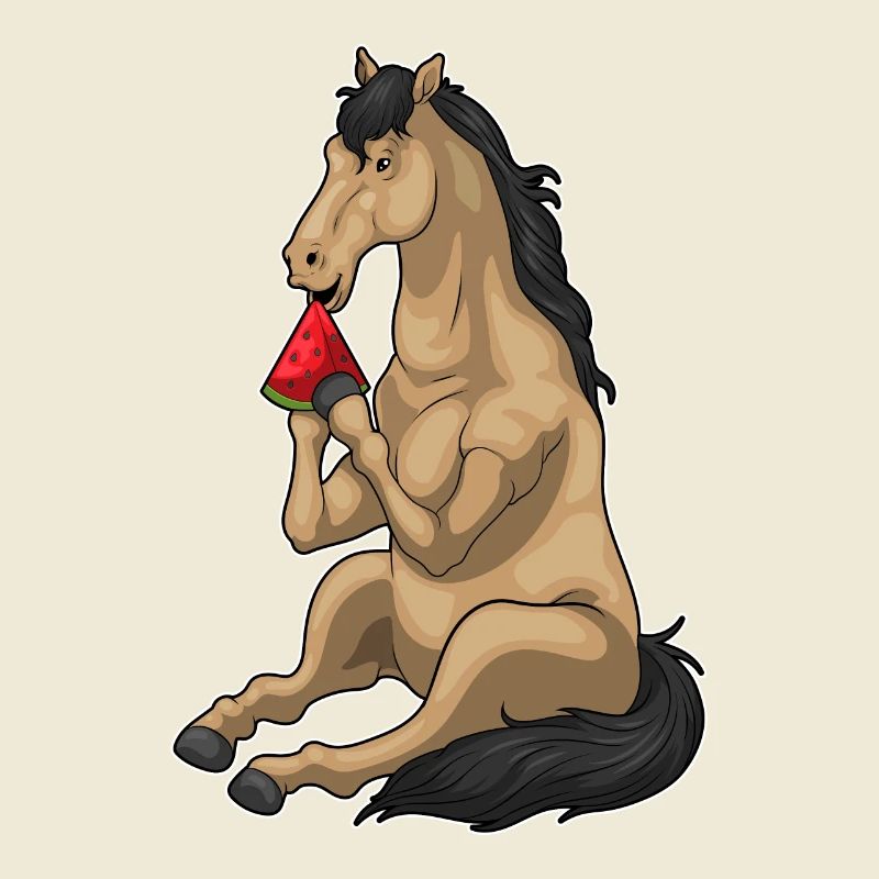 Cheval Pastèque Fruit