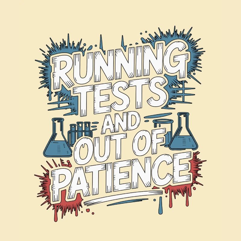 Lab Technician Running Tests And Laboratory Work