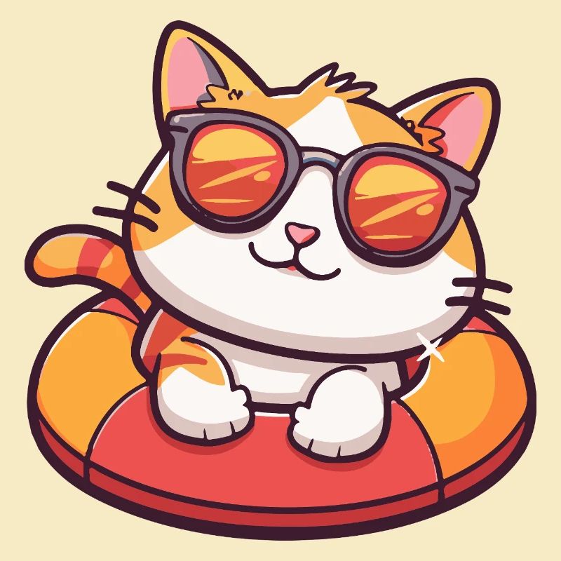 Katze Comic Cool