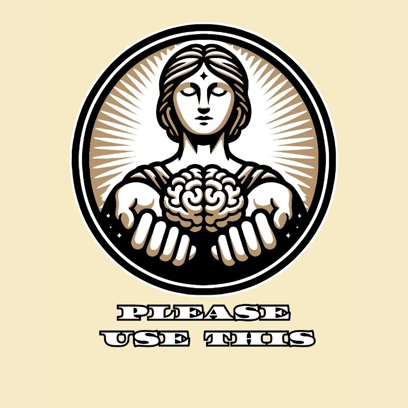 Please Use This – Stoic Goddess Brain Art