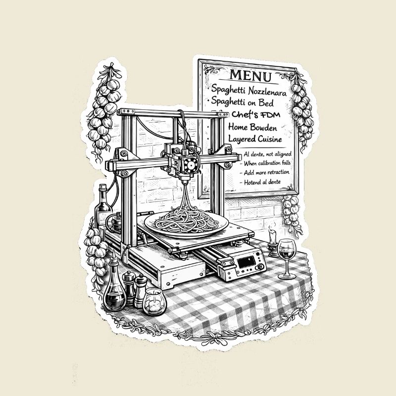 Spaghetti 3D Printer