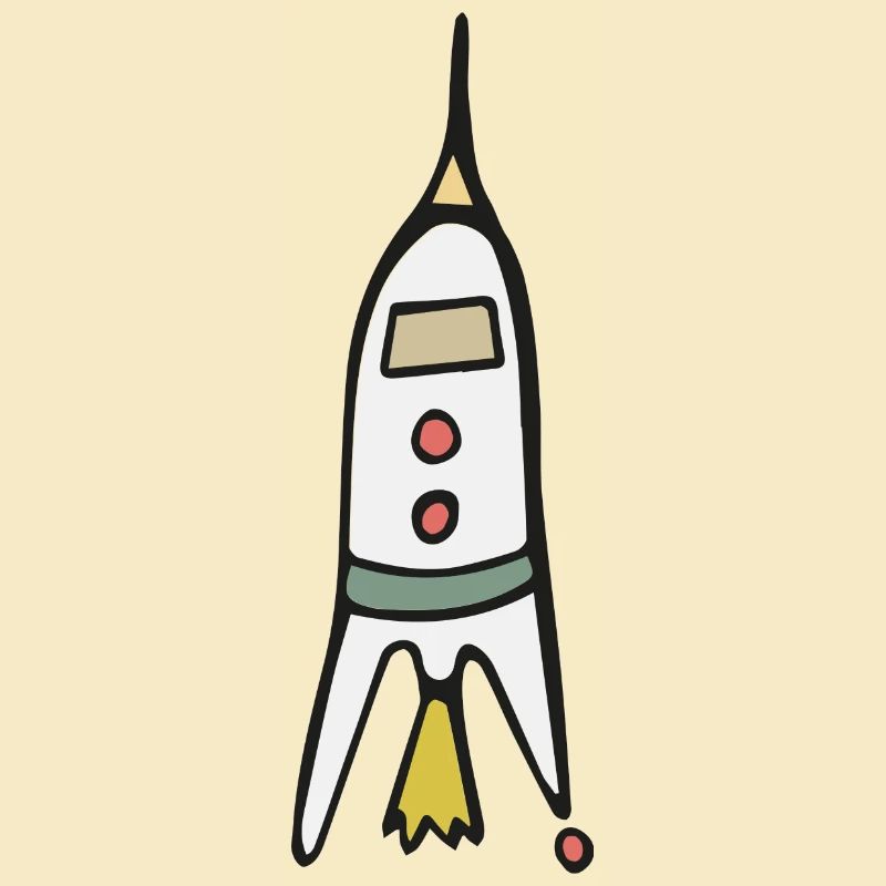 Lancement de fusée spatiale