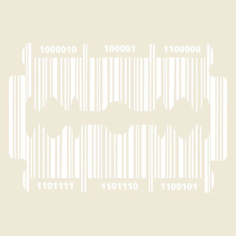 Rasierklinge mit Code