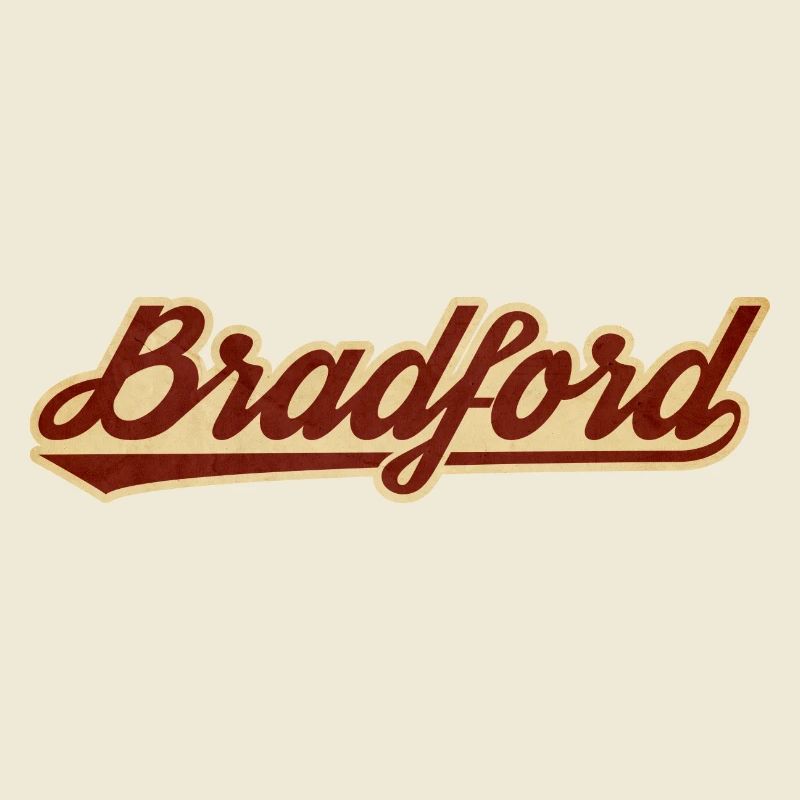 Bradford Vintage Script Logo