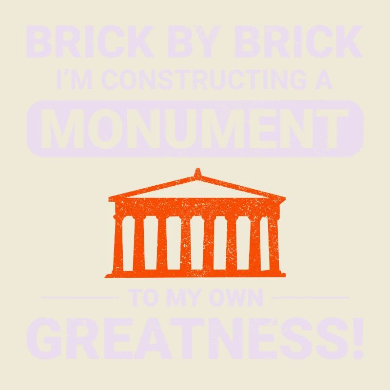 Monumental Brick Mastery: Humorous Bricklayer