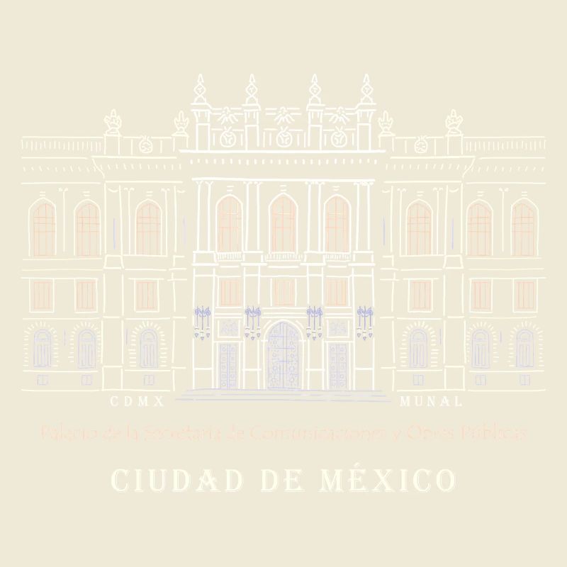 Mexico, Musée d’art, Dessin à la main
