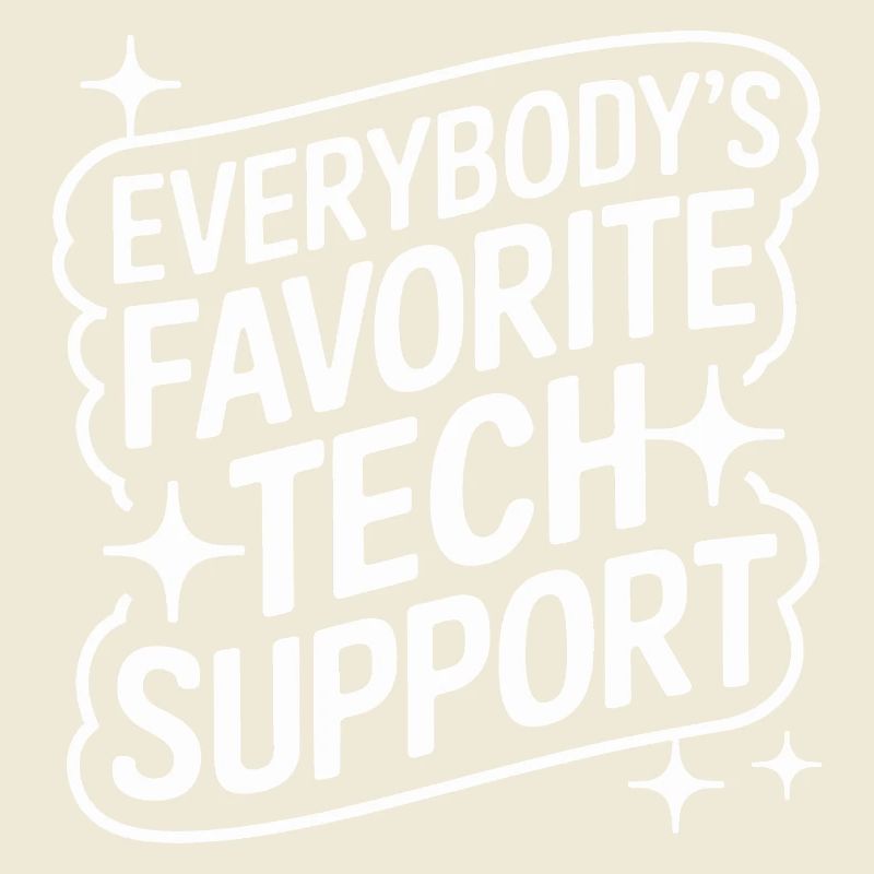 Technischer Support Computerfreak Nerd