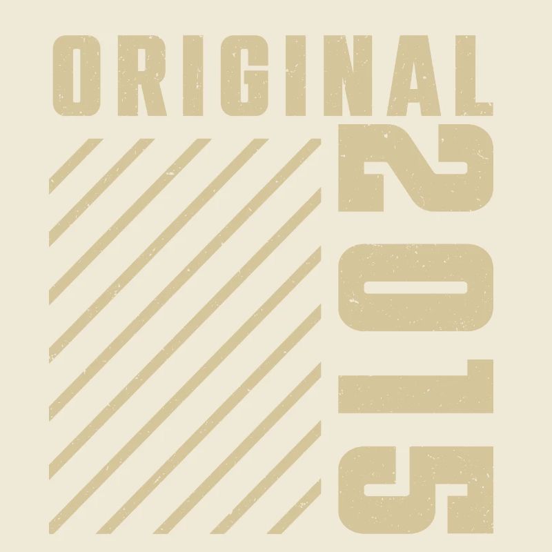 Original 2015 Authentic 2015 Vintage Bursdag