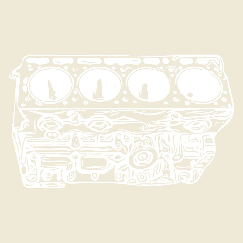 Engine block cylinder displacement fan