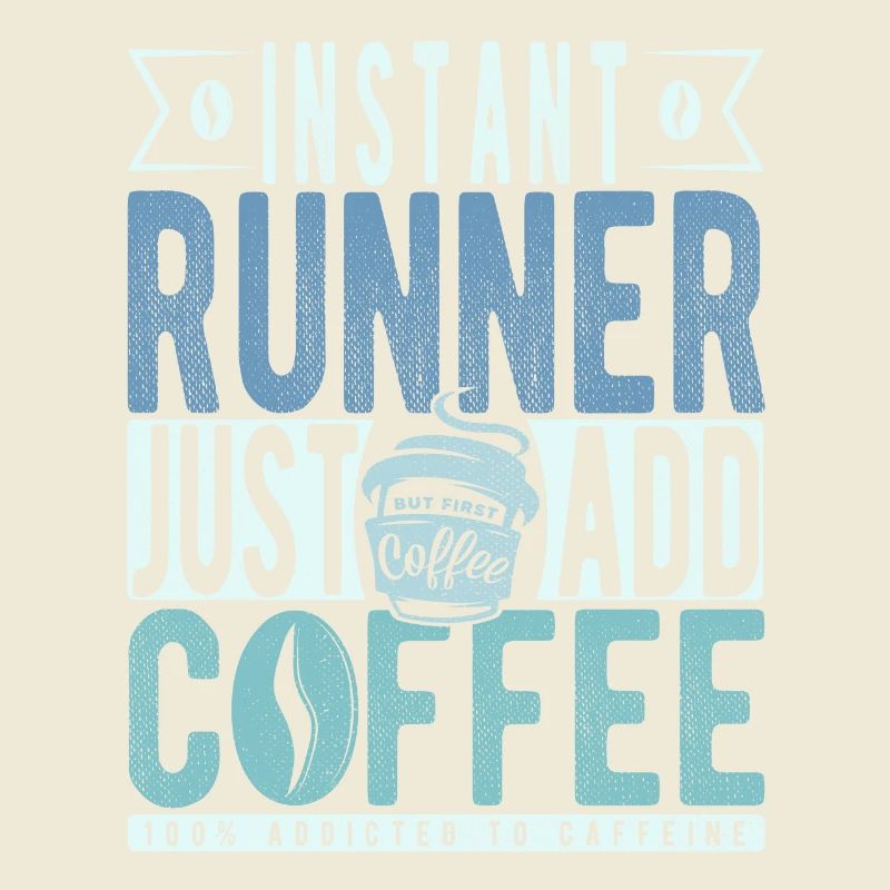 Läufer Kaffee Spruch