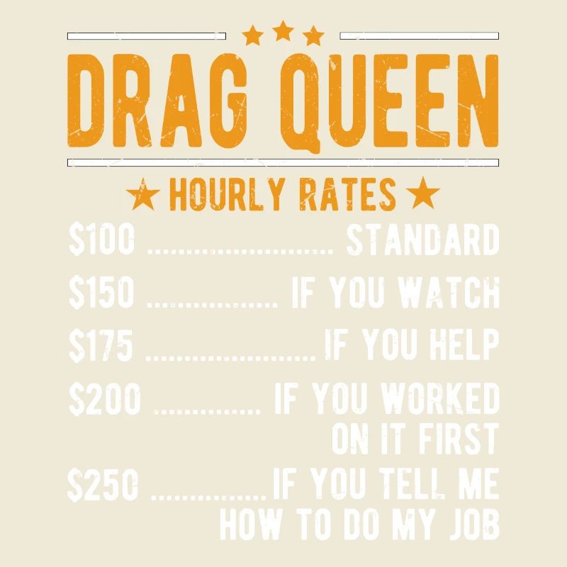 Drag Queen Hourly Wage