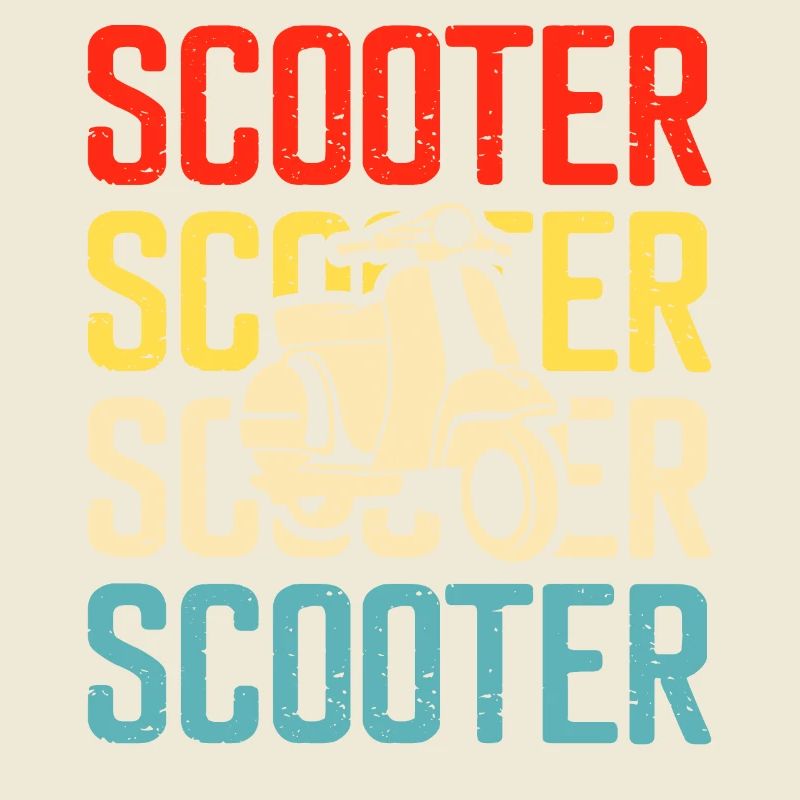 Roller Rollerfahrer Motorroller