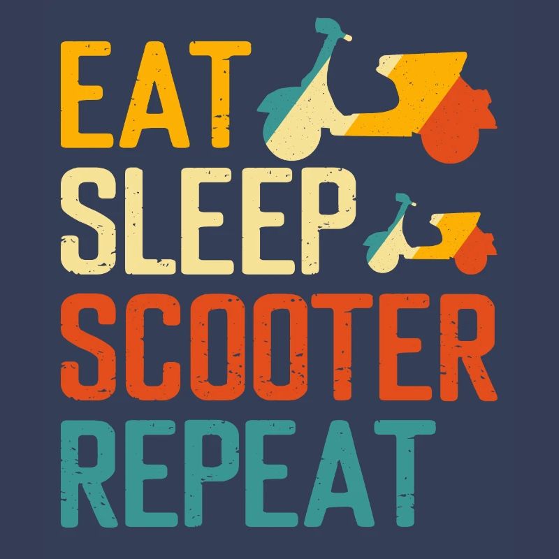 Roller Rollerfahrer Motorroller