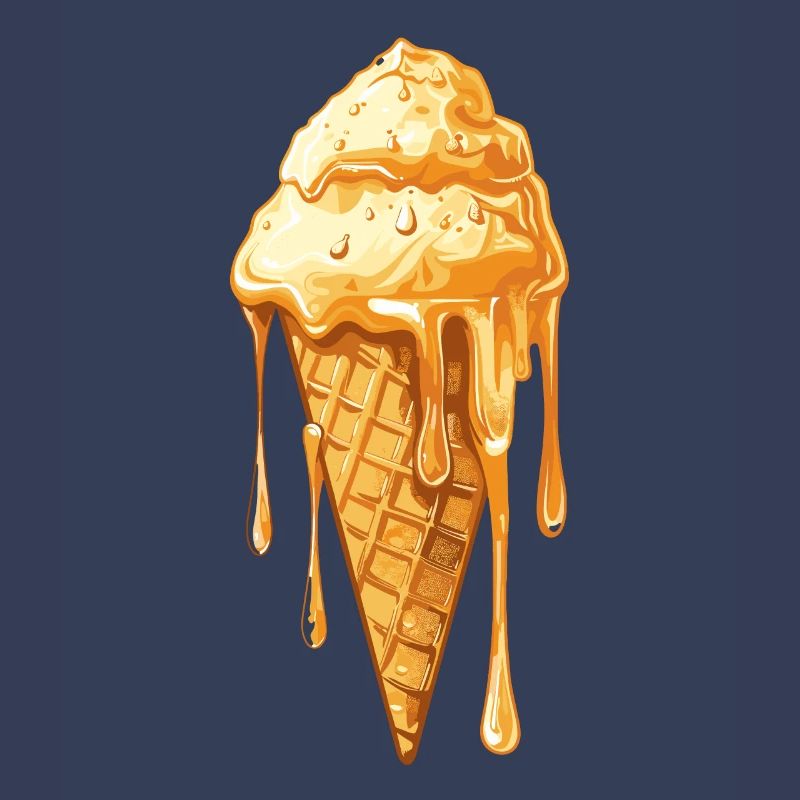 Verschmolzenes Eiscreme Wunder