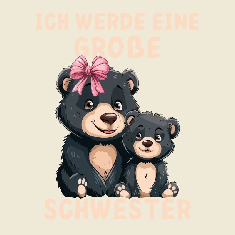 Ich werde eine große Schwester Bär