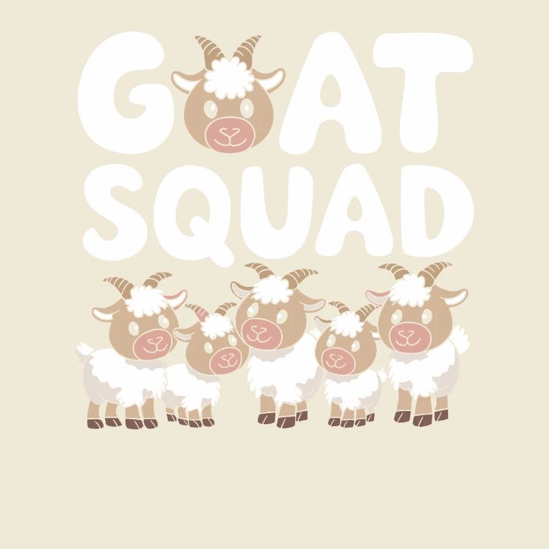 Groupes de chèvres Conception Goat Squad