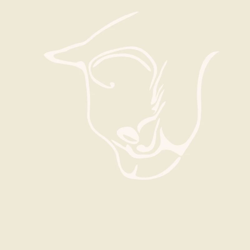 Conception graphique de visage de chat